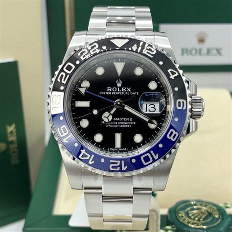 gmt master batman rolex|rolex gmt batman for sale.